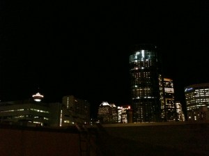 Taken from the Roof of the Calgary Drop-In, Dec 2011