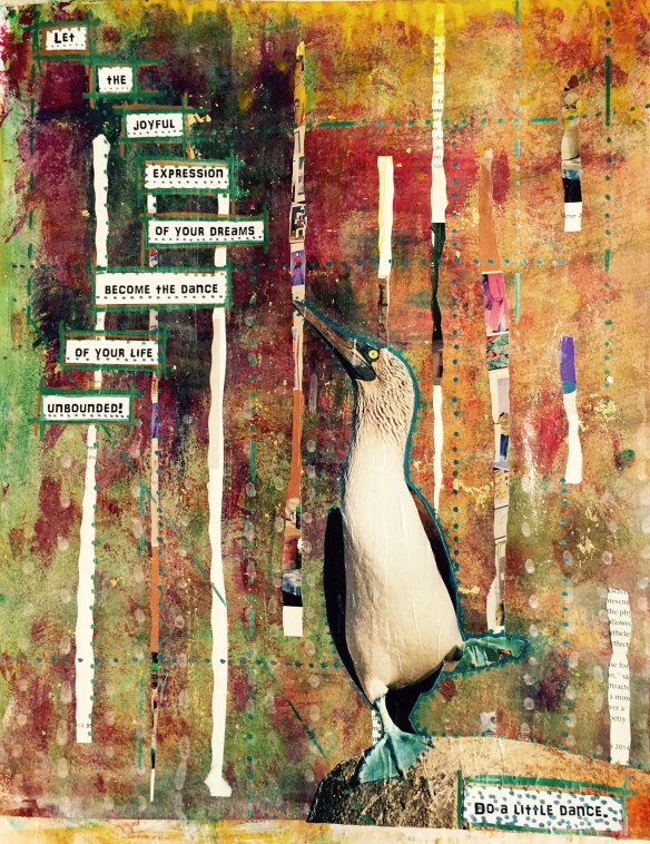 Dance Your Dreams Art Journal Jan 20, 2015 Mixed Media