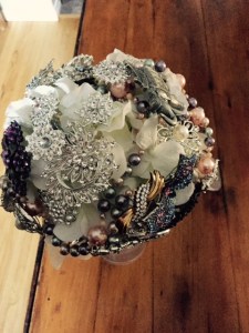 Brooch Bouquet --  A work in Progress
