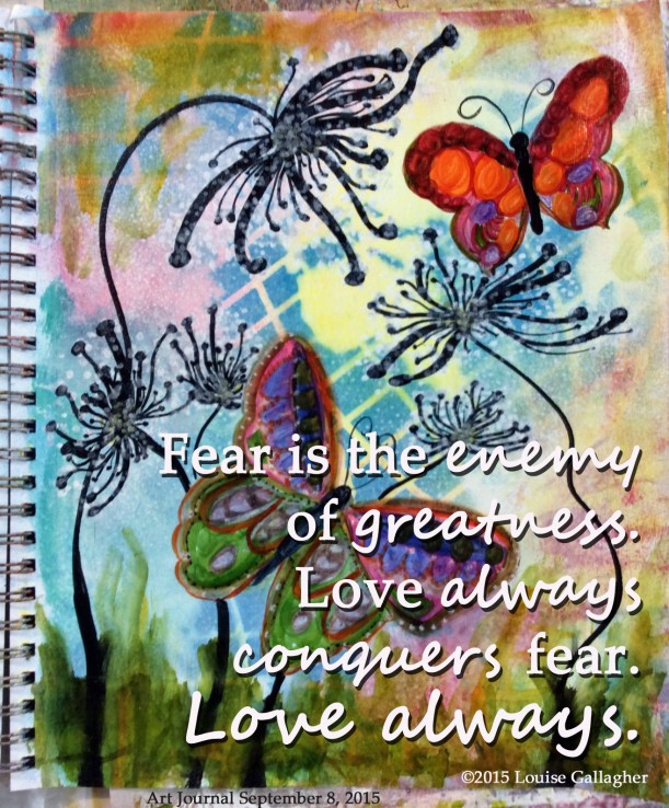 fear is the enemy of greatness copy