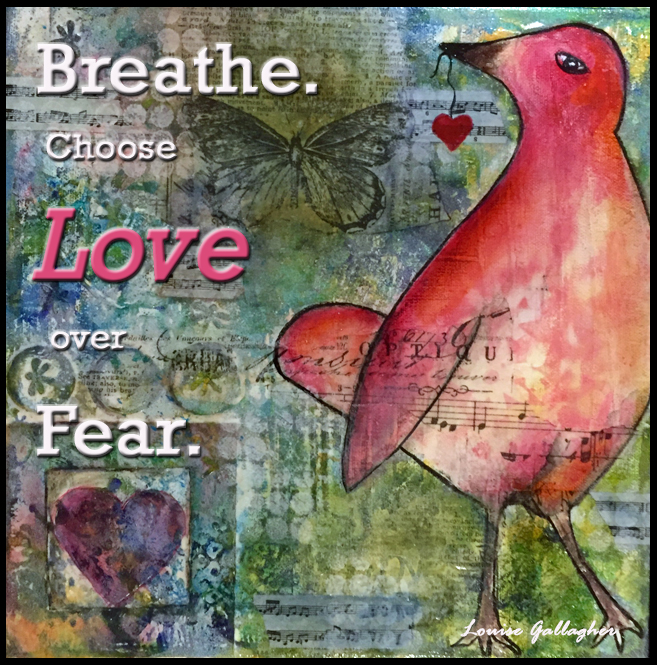 Fear beckons. I choose Love. | Dare Boldly